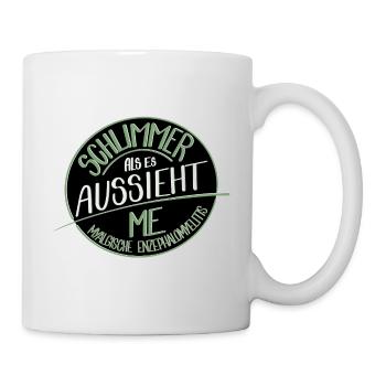Schlimmer als es aussieht, M.E.  - Tasse - Weiß - Rechts