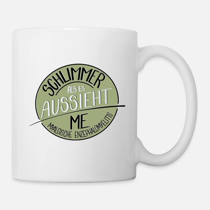 Schlimmer als es aussieht, M.E. - Tasse - Weiß