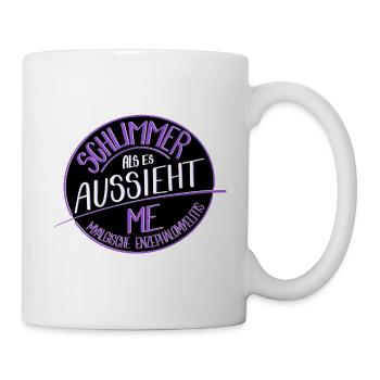 Schlimmer als es aussieht, M.E.  - Tasse - Weiß - Rechts