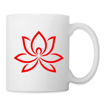 Flower Design Gift for Nature Lovers - Mug - white - Right