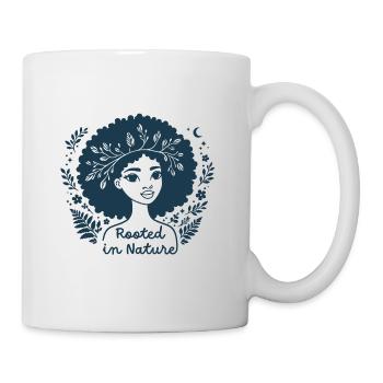 A woman rooted in Nature - Mug - white - Right