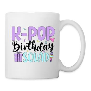K Pop Birthday Squad - Mug - white - Right