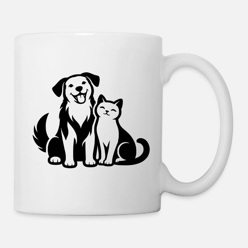 Haustiere - Tasse - Weiß
