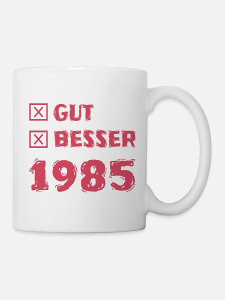 Besser 1985 - Tasse - Weiß