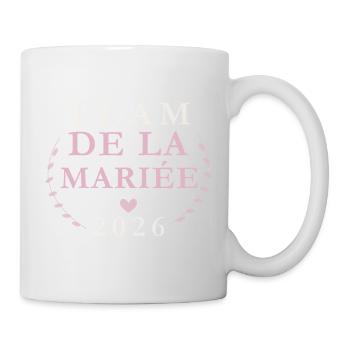 Équipe Mariée 2026 - Mug blanc - blanc - Droite