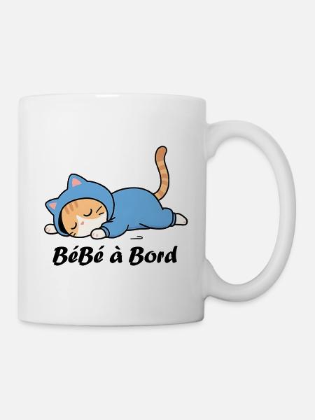 Bébé à bord - Mug blanc - blanc