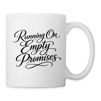 Sarcasm, empty promises, funny women - Mug - white - Right