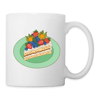 Fruity cake splendour - Mug - white - Right