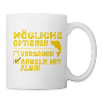 Fisch Albin - Tasse - Weiß - Rechts