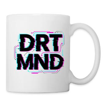 Dortmund DRTMND T-shirt à glitch, sweat à capuche, sac - Mug blanc - blanc - Droite