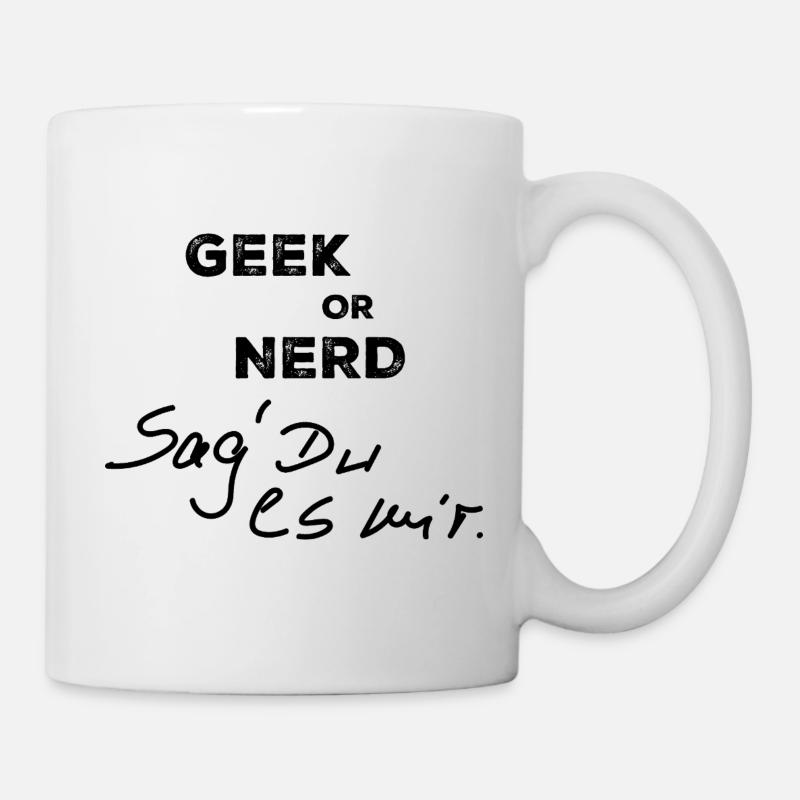 Geek ou NERD - Mug blanc - blanc