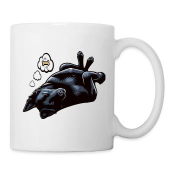 Black German Shepherd German Shepherd Owner - Mug - white - Right