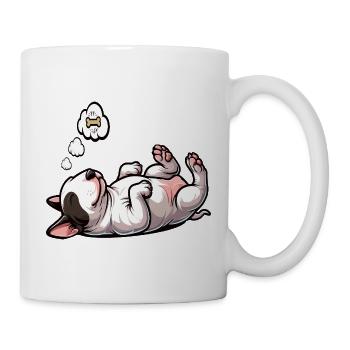 Miniatur Bullterrier Bully Bullterrierbesitzer - Tasse - Weiß - Rechts