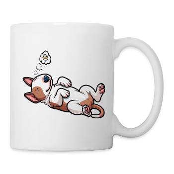 Miniatur Bullterrier Bully Bullterrierbesitzer - Tasse - Weiß - Rechts