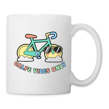 Calpe Vibes Nur süße Rennradkunst - Tasse - Weiß - Rechts