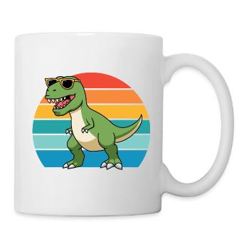 Trex Tyrannosaurus Rex T-Rex Dino Dinosaur - Mug - white - Right