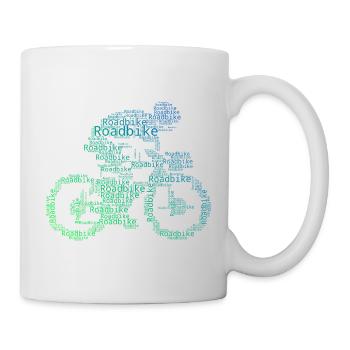 Gift idea for a road bike with road bike - Mug - white - Right