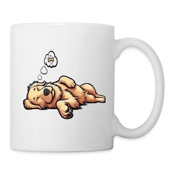Golden Retriever Goldie Goldiebesitzer Goldies - Tasse - Weiß - Rechts