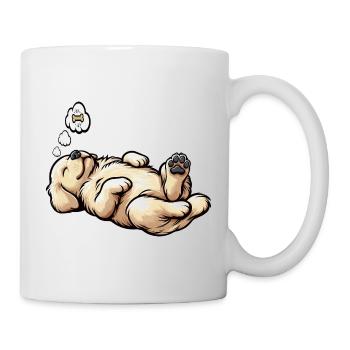 Golden Retriever Goldie Goldiebesitzer Goldies - Tasse - Weiß - Rechts