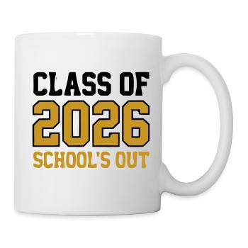 Logo des écoles de la promotion 2026 - Mug blanc - blanc - Droite