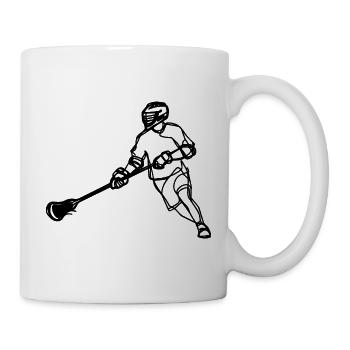Lacrosse Sketch - Mug - white - Right