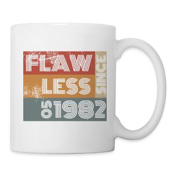 44th Birthday Flawless since 05/1982 - Mug - white - Right