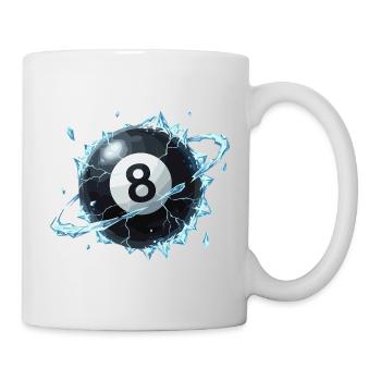 Eisiger 8-Ball Bruch - Tasse - Weiß - Rechts