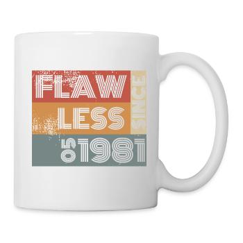 45. Birthday Flawless since 05/1981 - Mug - white - Right