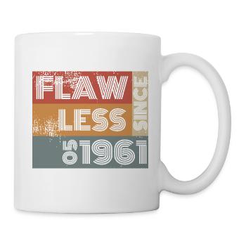 65th Birthday Flawless since 05/1961 - Mug - white - Right