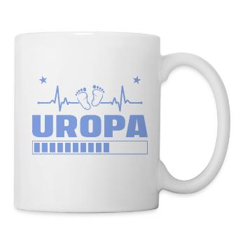 Ich werde Uropa 2027 – Werdender Urgroßvater - Tasse - Weiß - Rechts