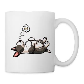Miniatur Bullterrier Bully Bullterrierbesitzer - Tasse - Weiß - Rechts