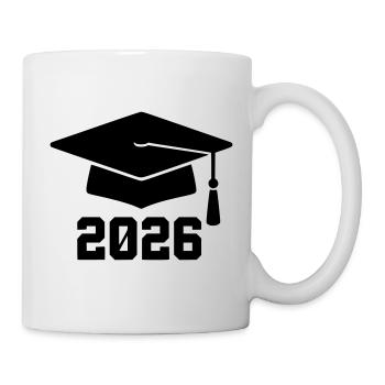 Blason du Doctorat Diplôme 2026 - Mug blanc - blanc - Droite
