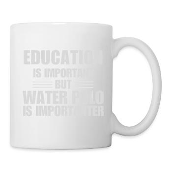 Le water-polo est plus important - Diction sportive amusante - Mug blanc - blanc - Droite
