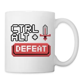 Strg Alt Entfernen Pixel Design - Tasse - Weiß - Rechts