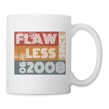 18. Birthday Flawless since 06/2008 - Mug - white - Right