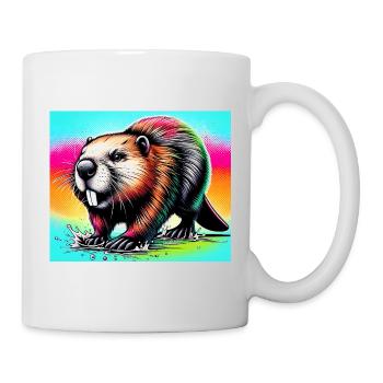 Bieber - Tasse - Weiß - Rechts