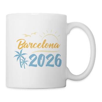 Barcelona 2026 - Tasse - Weiß - Rechts