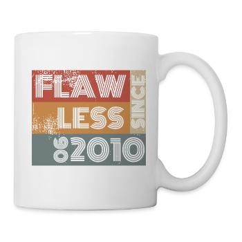 16e anniversaire Parfait depuis 06/2010 - Mug blanc - blanc - Droite