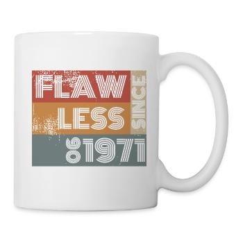 55. Anniversaire Parfait depuis 06/1971 - Mug blanc - blanc - Droite