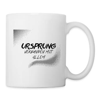URSPRUNG – Verbunden mit Allem - Tasse - Weiß - Rechts
