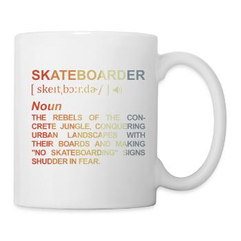 Skateboarder Meaning - Mug - white - Right