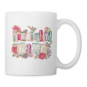 Rubinkehlige Kolibris Mama Mama - Tasse - Weiß - Rechts