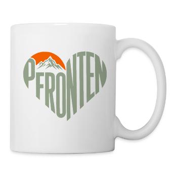 Pfronten Bergherz Panorama - Mug - white - Right