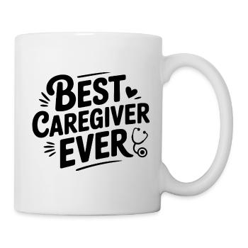 Meilleur aidant de tous les temps - Mug blanc - blanc - Droite