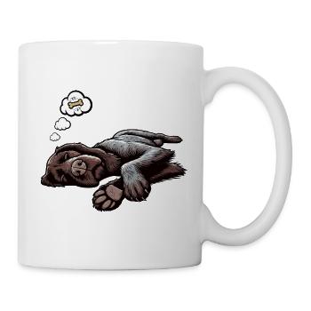 Deutsch Drahthaar Deutsch-Drahthaar Besitzer - Tasse - Weiß - Rechts