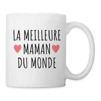 Maman d'Amour Coeur - Mug blanc - blanc - Droite