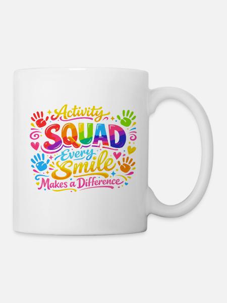 Animationsteam: Jedes Lächeln zählt - Tasse - Weiß