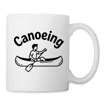 Kanufahren - Tasse - Weiß - Rechts