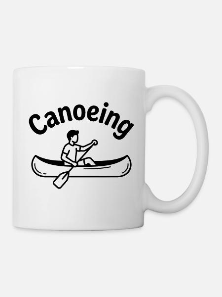 Kanufahren - Tasse - Weiß