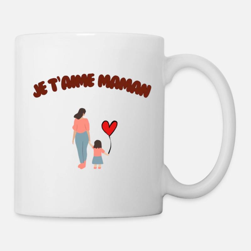 Je t'aime Maman - Mug blanc - blanc